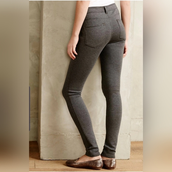 Anthropologie Pilcro Serif Heathered Ponte Leggings Pants Size Size 31 NWT - Picture 2 of 3